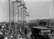 British Commission To U.S - Arrival At Union Station; General Views, 1917. Creator: Harris & Ewing