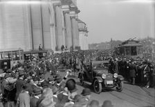 British Commission To U.S - Arrival At Union Station; General Views, 1917. Creator: Harris & Ewing
