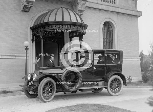 British Commission To U.S. - At Long Residence, 1917. Creator: Harris & Ewing.