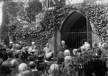 British Commission To U.S. - Balfour, Etc., at Mount Vernon, 1917. Allied Commission For Other... Creator: Harris & Ewing