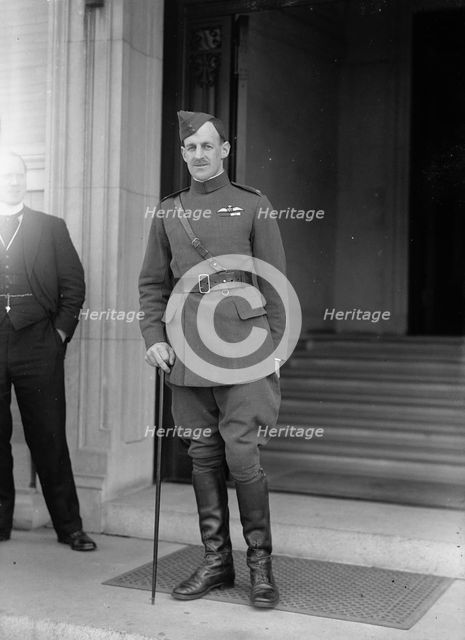 British Commission To U.S. - Maj. L.W.B. Rees, 1917. Creator: Harris & Ewing.