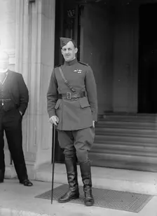 British Commission To U.S. - Maj. L.W.B. Rees, 1917. Creator: Harris & Ewing