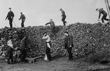 British coal strike - building up reserves for Midland Railway, between c1910 and c1915. Creator: Bain News Service