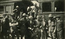 British colonial forces at Johannesburg, South Africa, First World War, 1914, (c1920). Creator: W Green