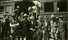 British colonial forces at Johannesburg, South Africa, First World War, 1914, (c1920). Creator: W Green