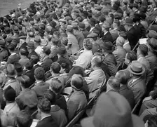 British Crowds Watching a Cricket Match, 1943-1944. Creator: British Pathe Ltd
