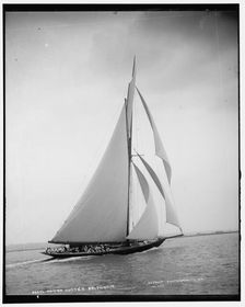 British cutter Britannia, between 1880 and 1899. Creator: Henry Greenwood Peabody