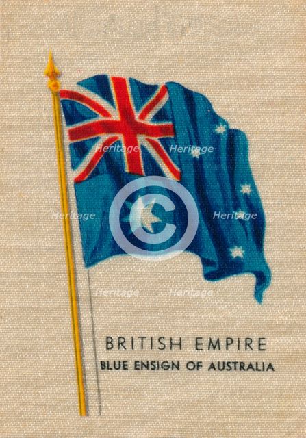 'British Empire - Blue Ensign of Australia', c1910. Artist: Unknown.