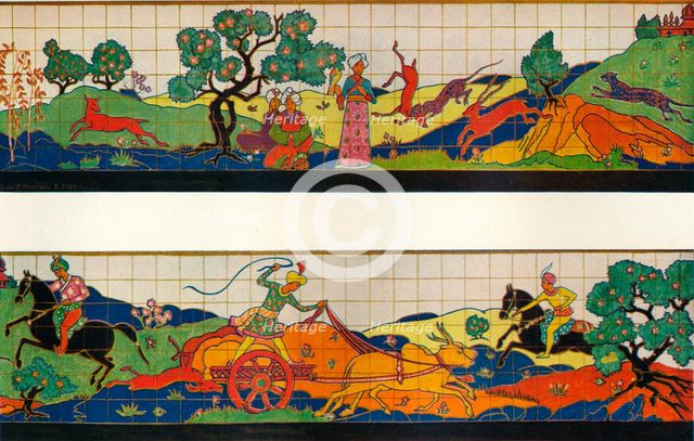 'British Empire Exhibition Decoration for Restaurant Exterior', c1924.  Artist: Oliver Percy Bernard.