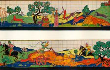 British Empire Exhibition Decoration for Restaurant Exterior c1924. Artist: Oliver Percy Bernard