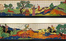 British Empire Exhibition Decoration for Restaurant Exterior c1924. Artist: Oliver Percy Bernard