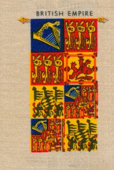 British Empire - Standard of H.M. The Queen c1910
