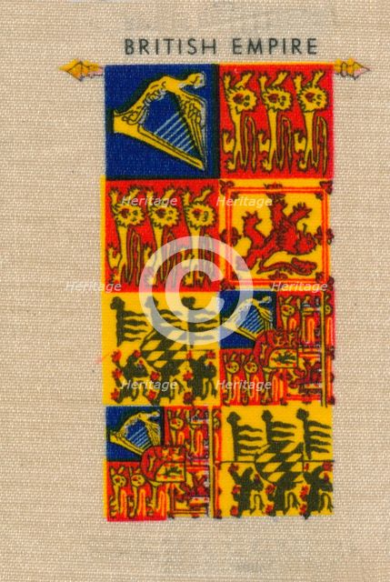'British Empire - Standard of H.M. The Queen', c1910. Artist: Unknown.