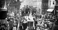 British Expeditionary Force in Rouen, France, First World War, 1914