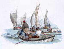 British fishermen, 1805. Creator: William Henry Pyne