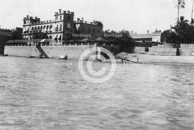 British general headquarters, Baghdad, Mesopotamia, WWI, 1918. Artist: Unknown