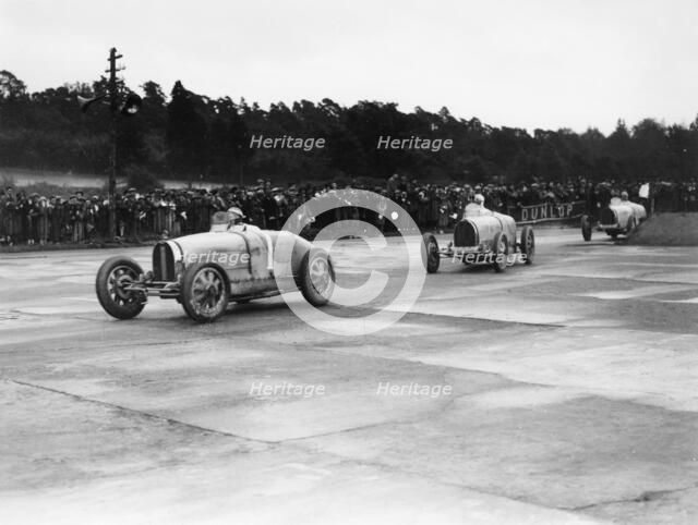 British Grand Prix, Brooklands, Surrey, 1927. Artist: Unknown