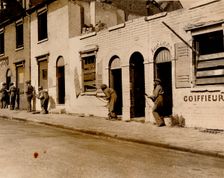 British Home Guard exercise, World War II, c1940-c1944. Creator: Unknown