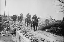 British in ruined village, between c1915 and c1920. Creator: Bain News Service