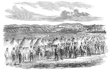 British Infantry of the Line encamped at Scutari - from a daguerreotype by Mr. Robertson, of Constan Creator: Unknown