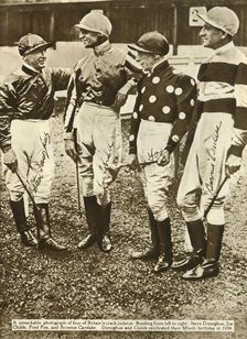 British jockeys, 1934, (1935). Creator: Unknown