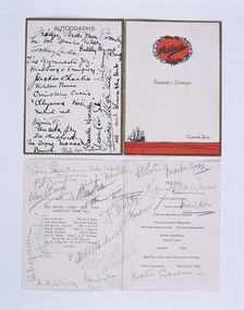 British Ladies Golf Team autographs, 1931