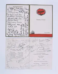 British Ladies Golf Team autographs, 1931. Creator: Unknown
