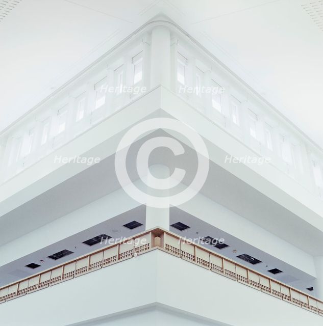 British Library, Euston Road, St Pancras, Camden, London, 13/11/1995. Creator: John Laing plc.