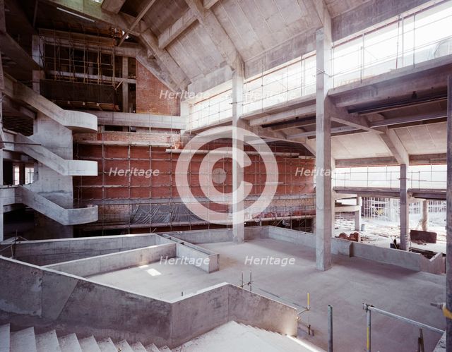 British Library, Euston Road, St Pancras, Camden, London, 16/05/1988. Creator: John Laing plc.