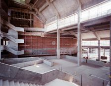 British Library, Euston Road, St Pancras, Camden, London, 16/05/1988. Creator: John Laing plc