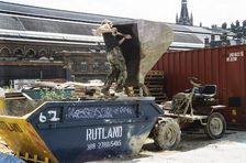 British Library, Euston Road, St Pancras, Camden, London, c1984-1989. Creator: John Laing plc