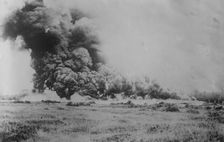 British liquid fire attack, 7 Jul 1917. Creator: Bain News Service