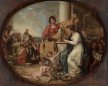 British Manufactory; A Sketch, 1791. Creator: Benjamin West (American, 1738-1820)