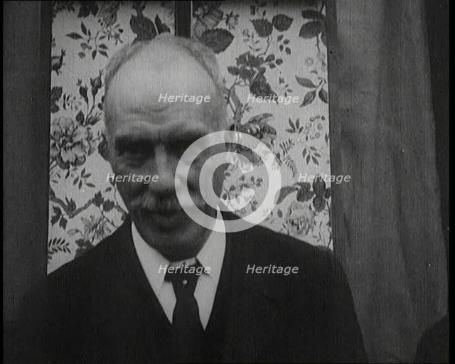 British Member of Parliament and Prohibitionist Edwin Scrymgeour, 1922. Creator: British Pathe Ltd.