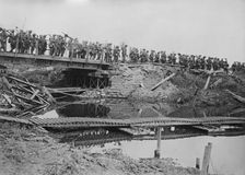 British military bridge, Flanders, 5 Aug 1917. Creator: Bain News Service