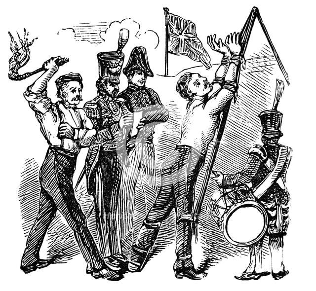 British military discipline, 19th century. Artist: Unknown