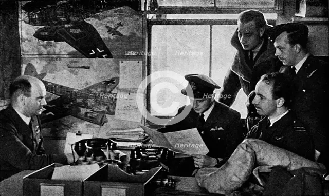 British military intelligence officers of World War II, 1943. Artist: Unknown.
