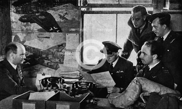 British military intelligence officers of World War II, 1943. Artist: Unknown.