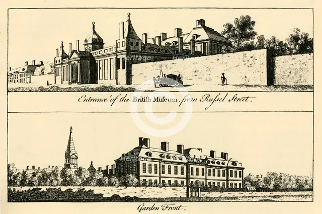 'British Museum', c1753-1810, (1925). Creator: Unknown.