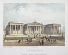British Museum, Holborn, London, 1854. Artist: Jules Louis Arnout