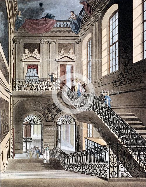 British Museum, Holborn, London, 1808. Artist: Augustus Charles Pugin