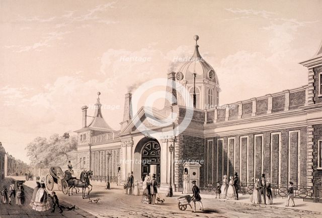 British Museum, London, c1845. Artist: Frank Trulock