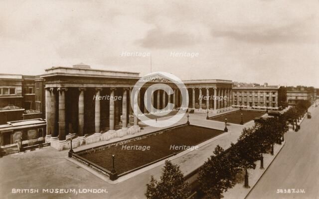 'British Museum, London', c1920.  Artist: Unknown.