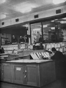 British Naval and Air Force officers working at Area Combined Headquarters, c1940 (1943)