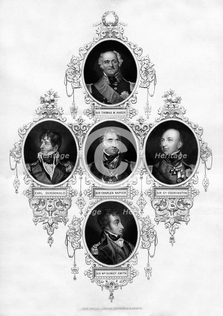 British naval officers, 1837. Artist: Unknown