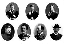 British officers killed and wounded in the Battle of Atbara, 1898. Creators: Unknown, Elliott & Fry, JT Cumming