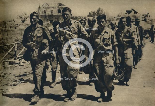 'British Paratroops Seized this Bridge', 1943-44. Artist: Unknown.