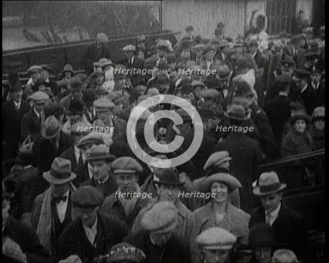 British People Boarding a Ship to Start a New Life Abroad, 1922. Creator: British Pathe Ltd.