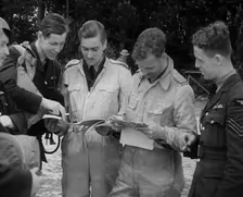 British Pilots Chatting, 1940. Creator: British Pathe Ltd