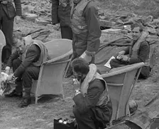 British Pilots Getting Ready to Scramble, 1940. Creator: British Pathe Ltd